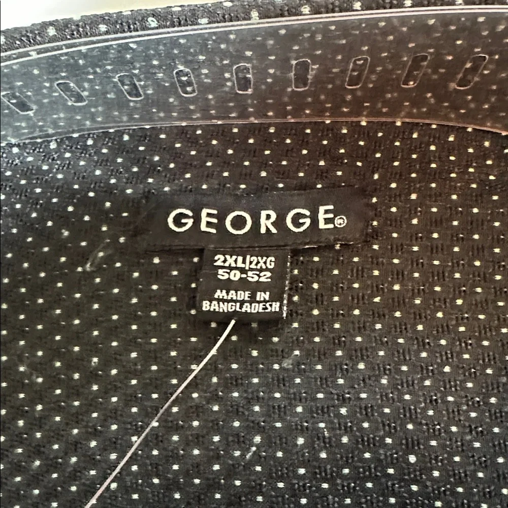 NWT George Long Sleeve Shirt XXL/2XG - Picture 5 of 8